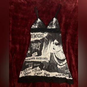 Widow dolls kill mini slip dress